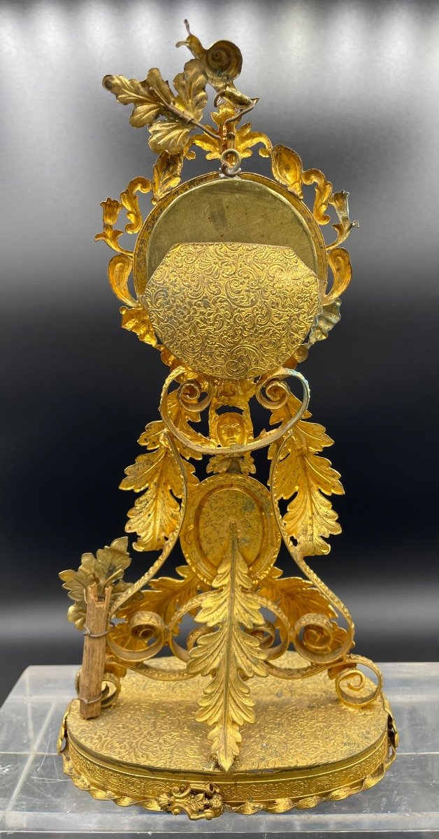 19th Century Gold Leaf Relic Holder-photo-1