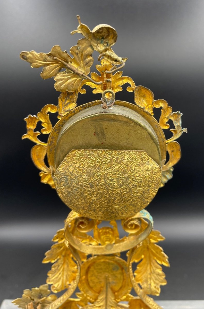 19th Century Gold Leaf Relic Holder-photo-2