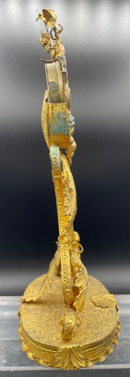 19th Century Gold Leaf Relic Holder-photo-3