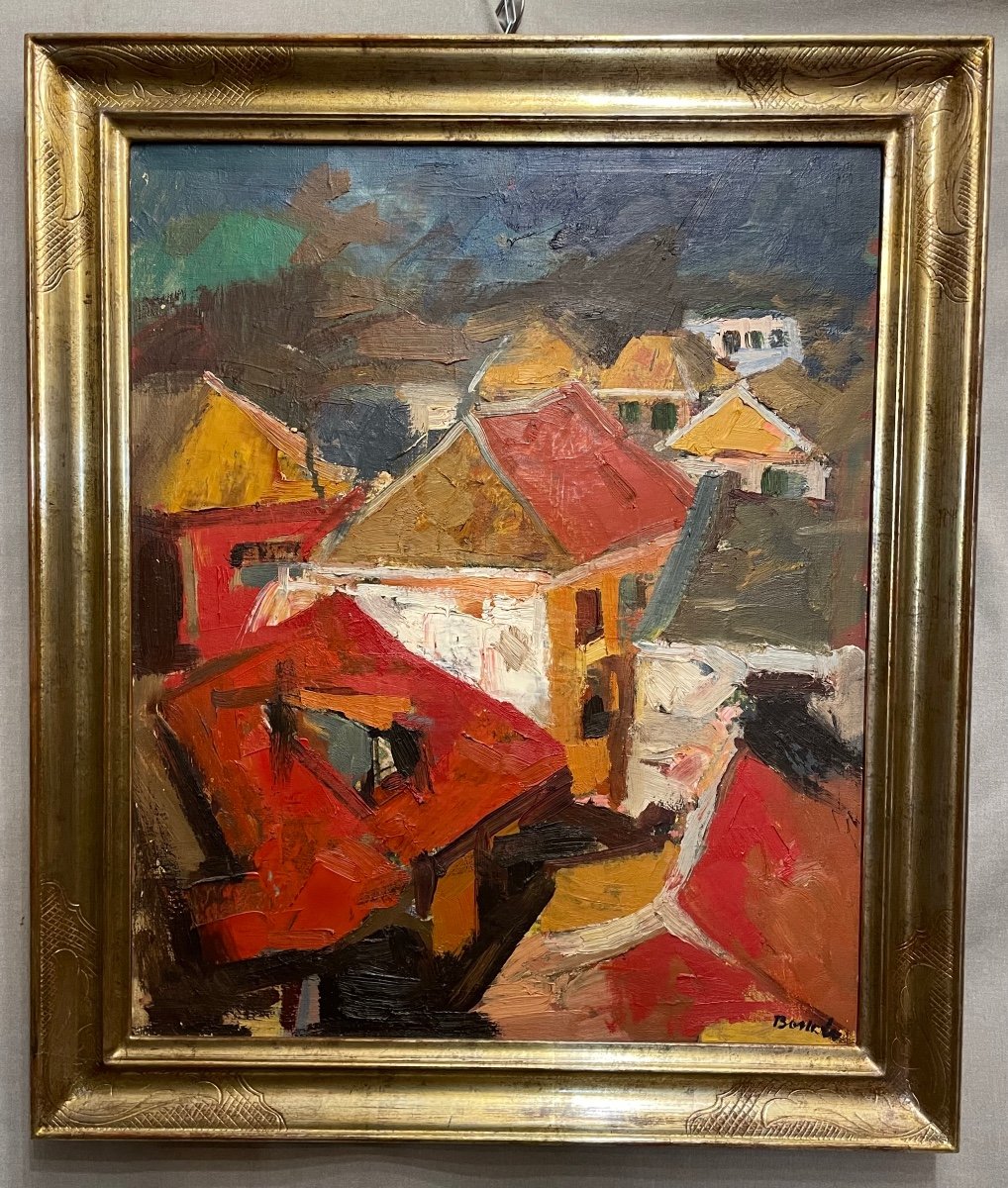 Oil On Canvas By Domenico Boscolo Natta, 1964