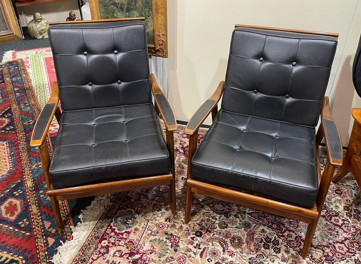 Pair Of 20th Century Danish Armchairs