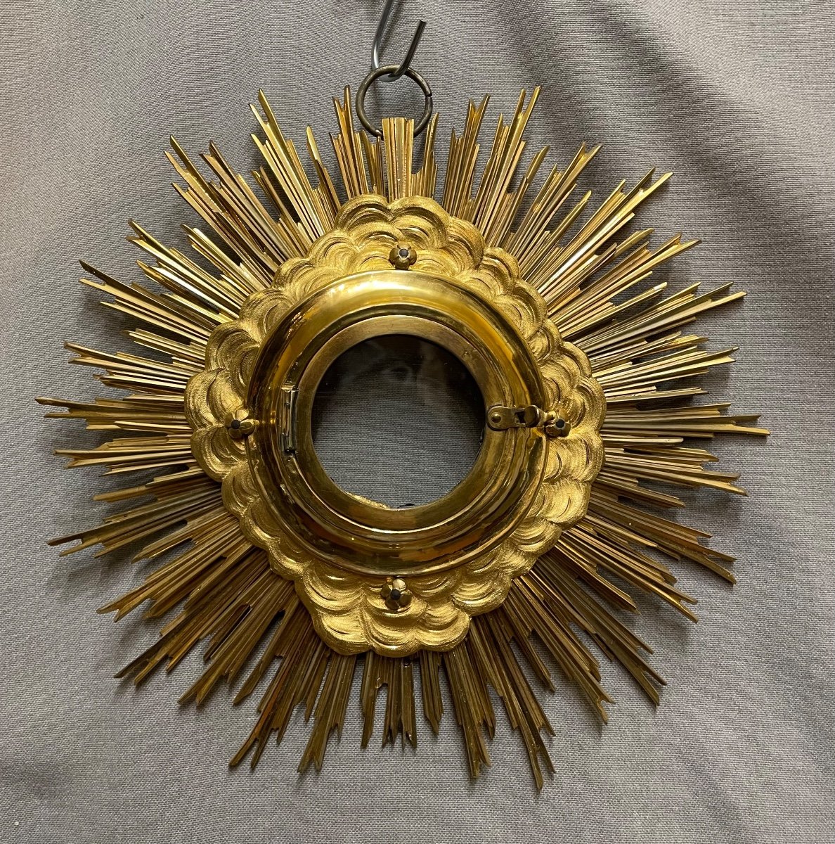 19th Century Mercury-gilded Bronze Monstrance