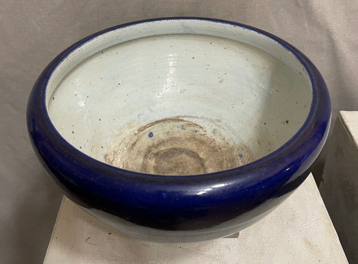 19th Century Chinese Blue Porcelain Bowl-photo-2