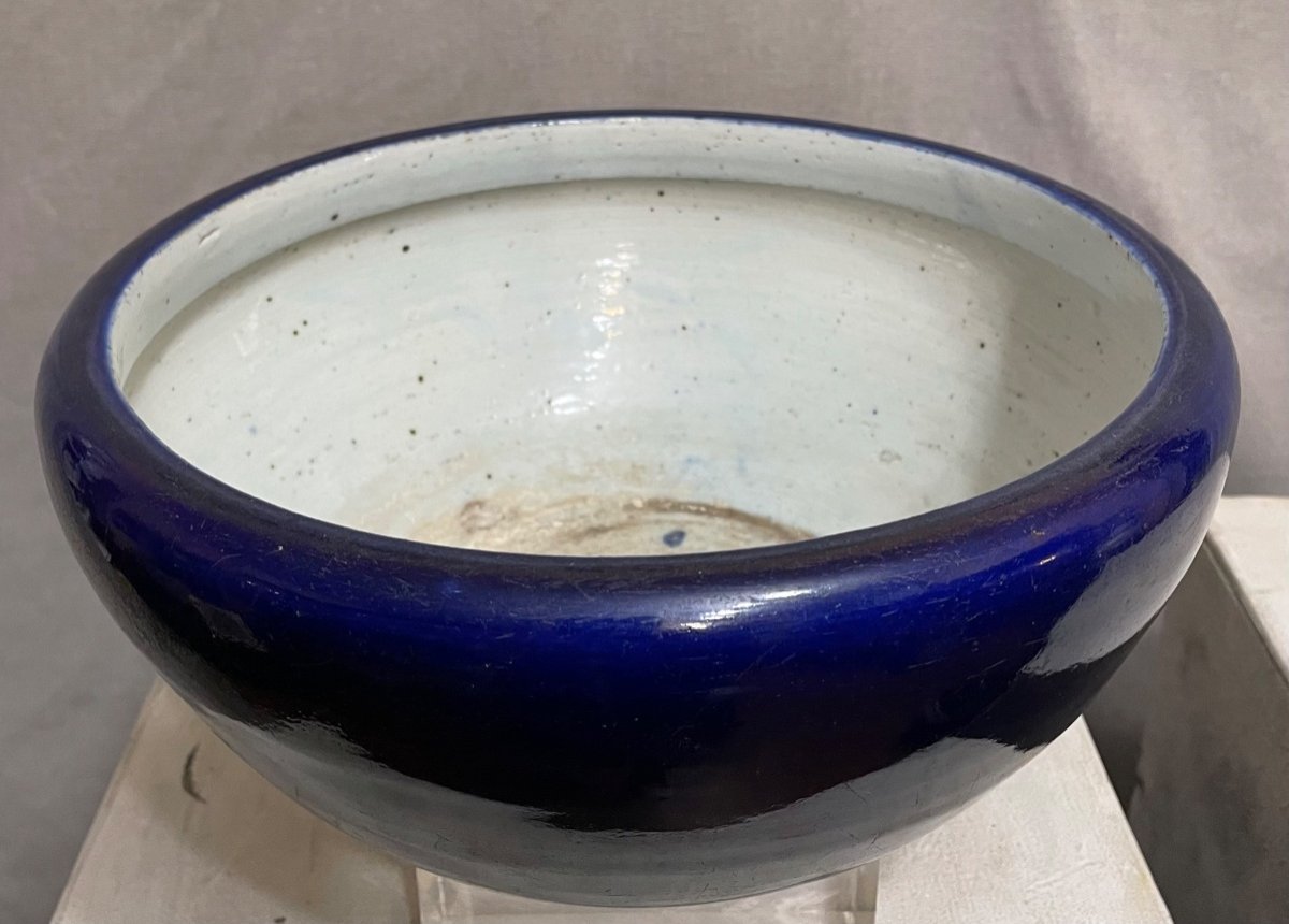 19th Century Chinese Blue Porcelain Bowl-photo-2