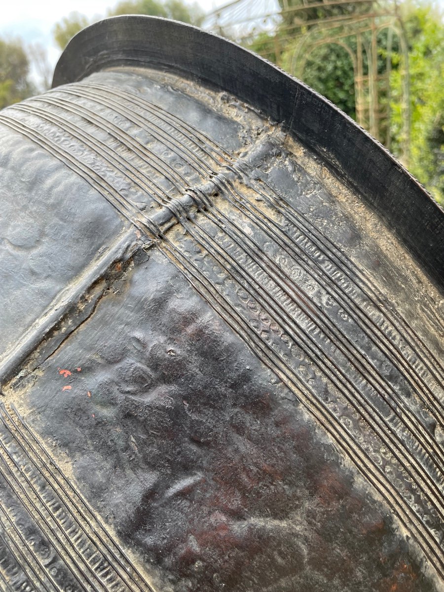 Large Bronze Drum From Vietnam, 18th/19th Century-photo-7