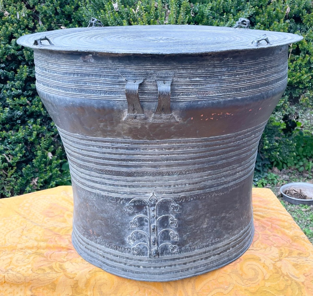 Large Bronze Drum From Vietnam, 18th/19th Century