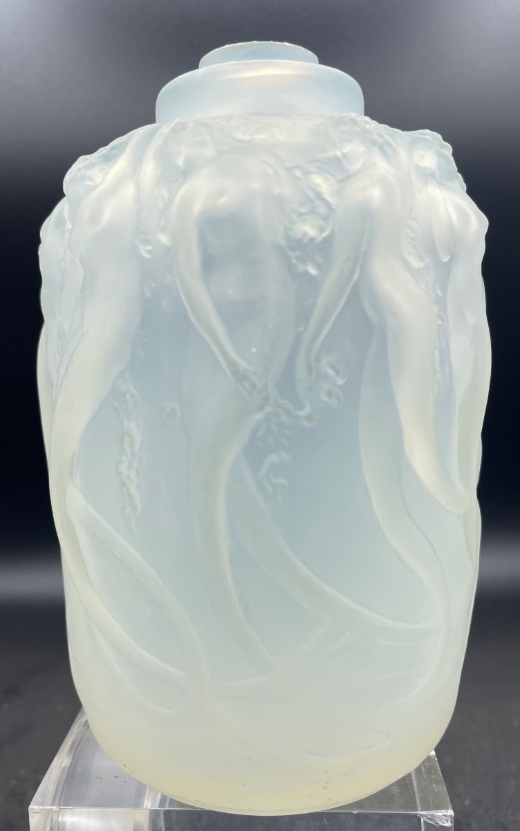 Lalique 20th Century Glass Perfume Container-photo-3