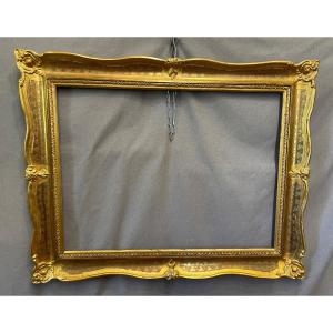 Gilded Frame And Stamped 19th Century
