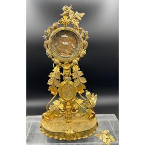 19th Century Gold Leaf Relic Holder