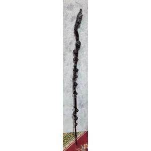 Taoist Monk's Staff China 19/20th Century