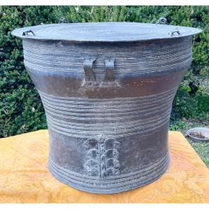 Large Bronze Drum From Vietnam, 18th/19th Century