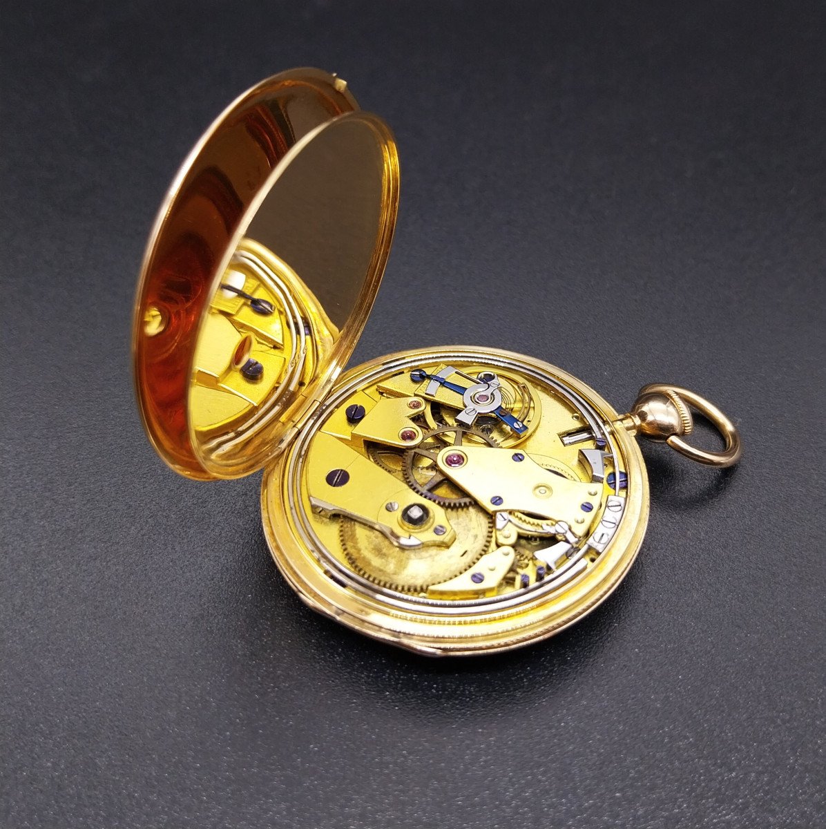 Gold Pocket Watch With Hour And Quarter Repeater, 1825c-photo-2