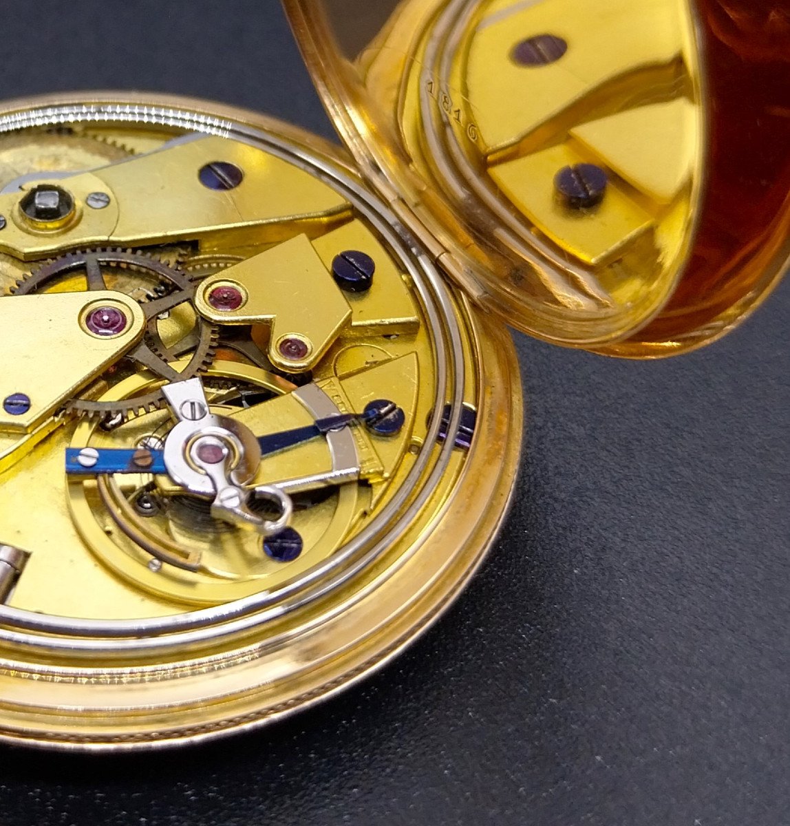 Gold Pocket Watch With Hour And Quarter Repeater, 1825c-photo-5