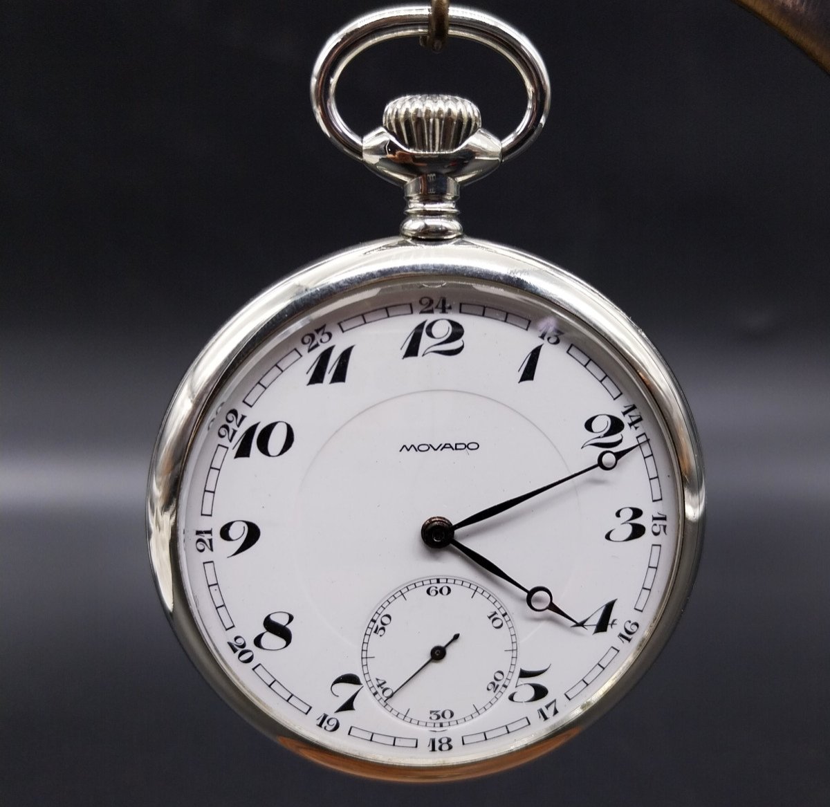 Movado Pocket Watch, 1920-photo-4