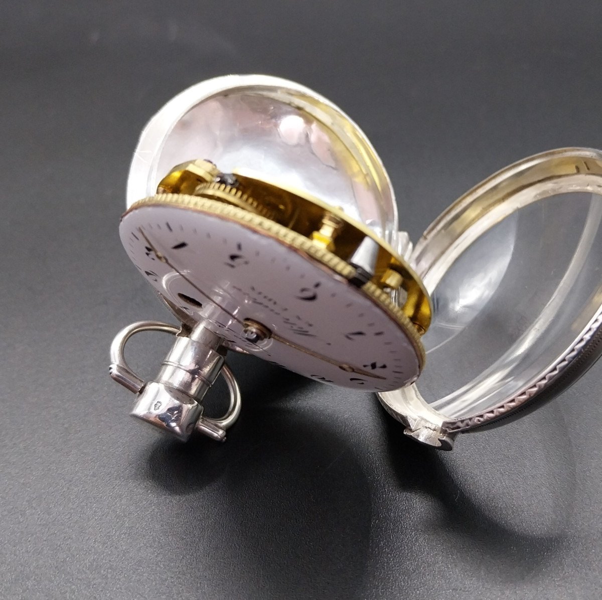 Verge Pocket Watch, Mitendero En Cádiz, Ano 1817 -photo-6