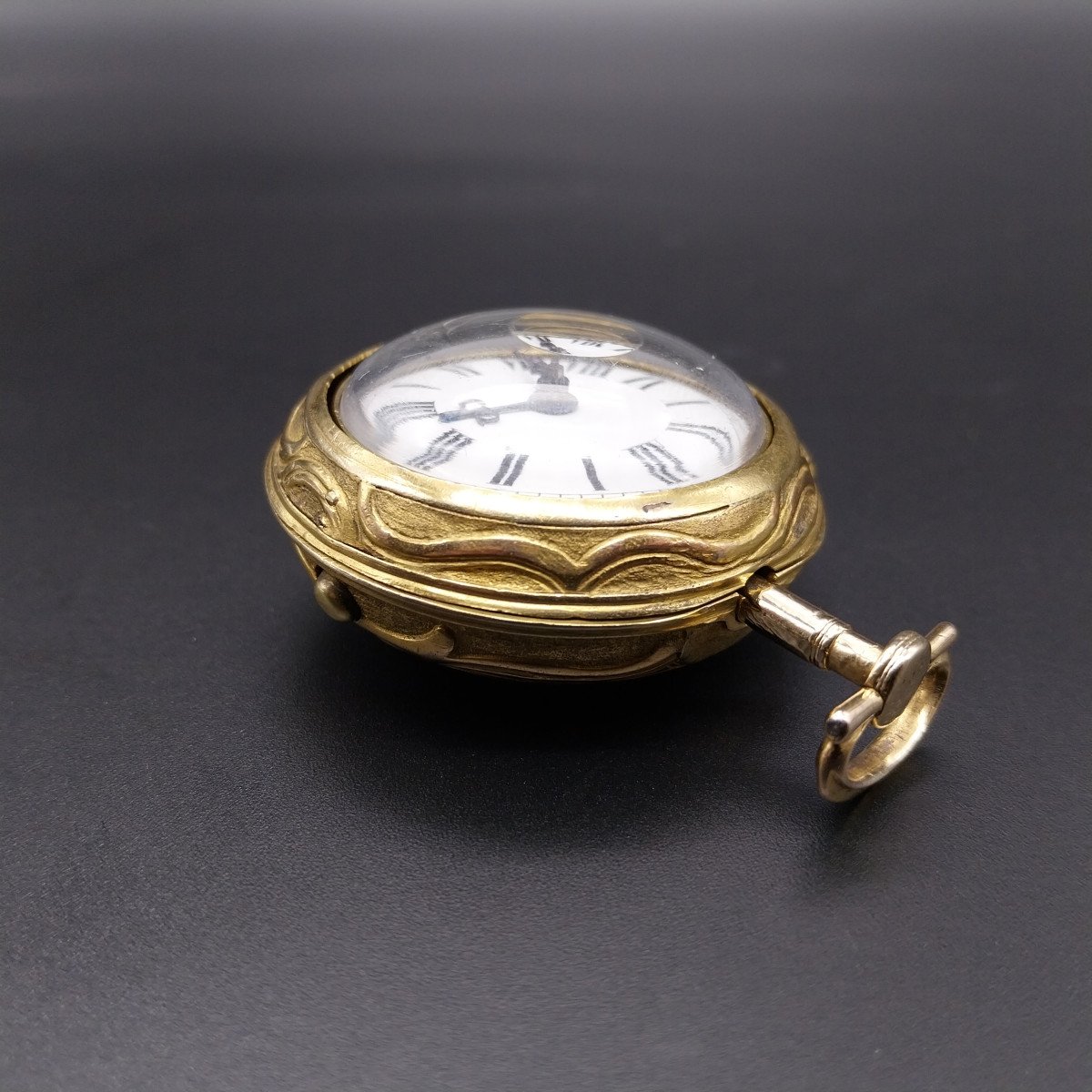 Verge Repousse Pocket Watch, James Vigne, 1780-photo-4