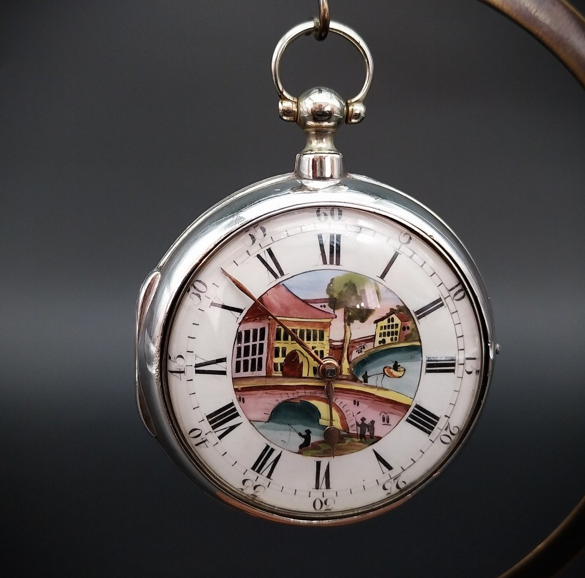 Montre Gousset Avec Miniature Peinte, Douglas London, 1812-photo-2