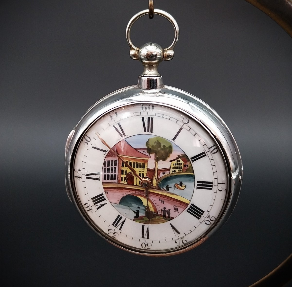 Montre Gousset Avec Miniature Peinte, Douglas London, 1812