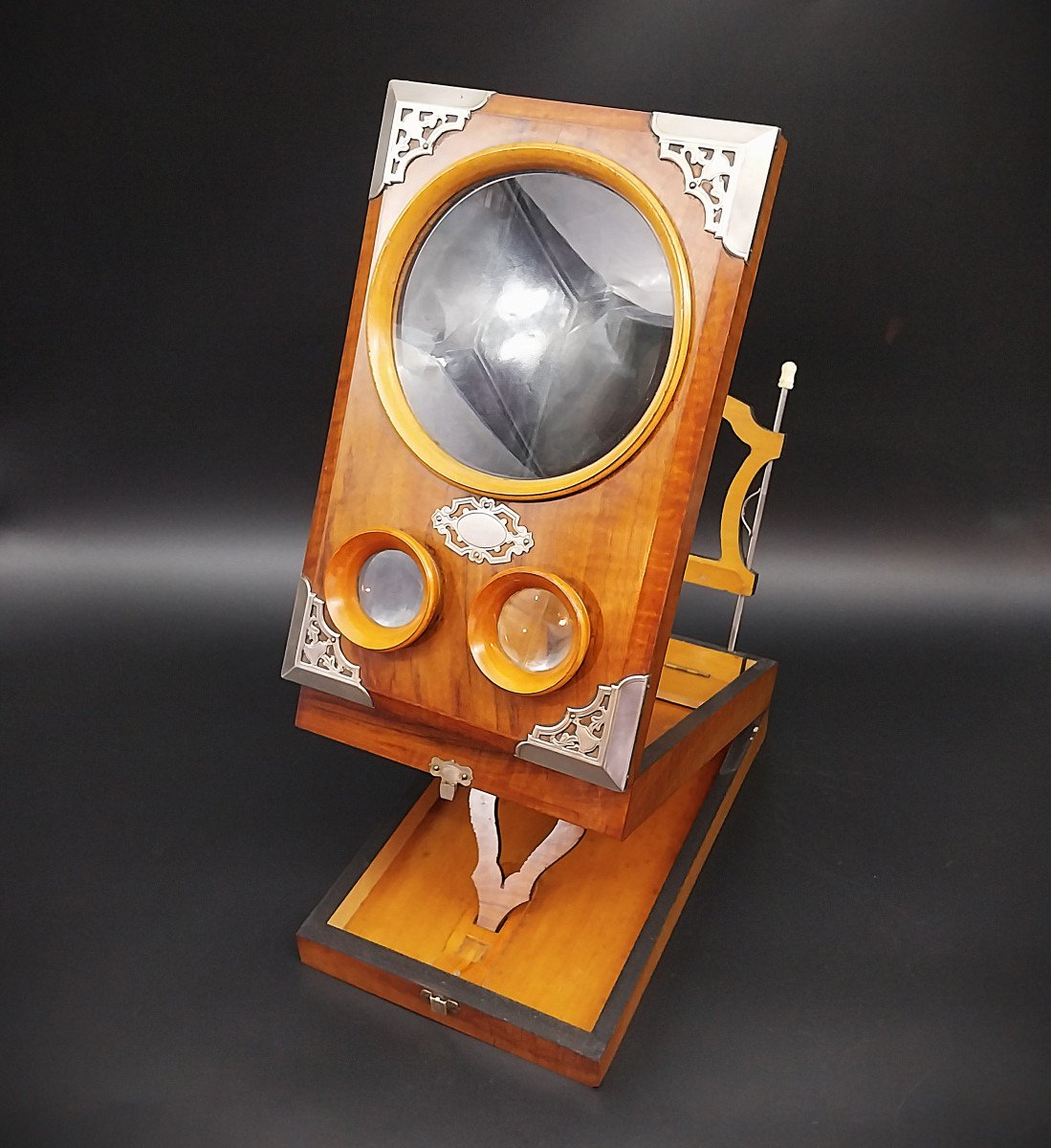 Magnifying Glass, Stereoviewer, Graphoscope, XIX Century-photo-4