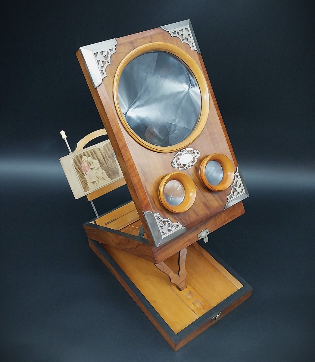 Magnifying Glass, Stereoviewer, Graphoscope, XIX Century