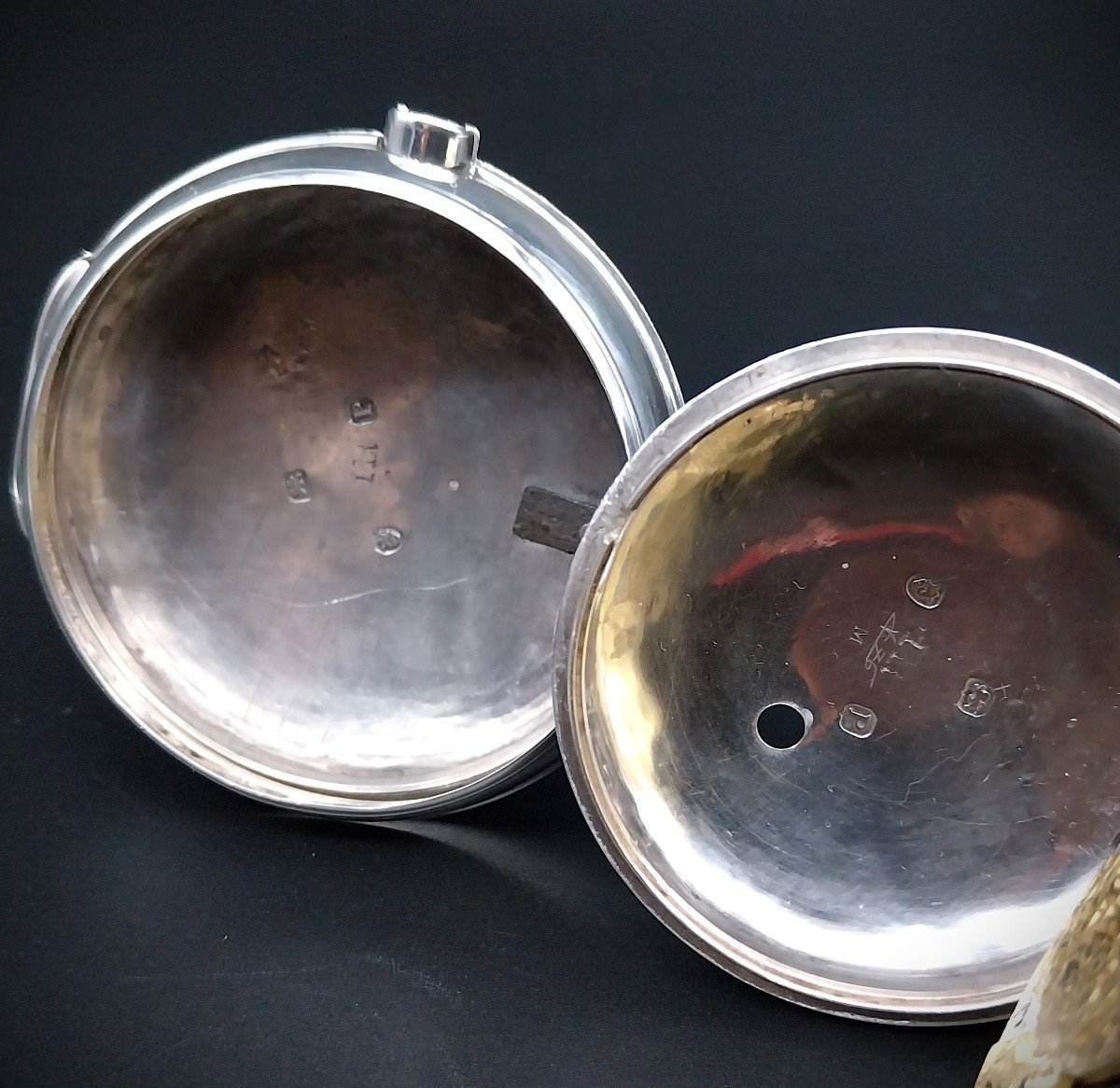 Large  Verge Pair Case Pocket Watch,  Circa 1810.-photo-5