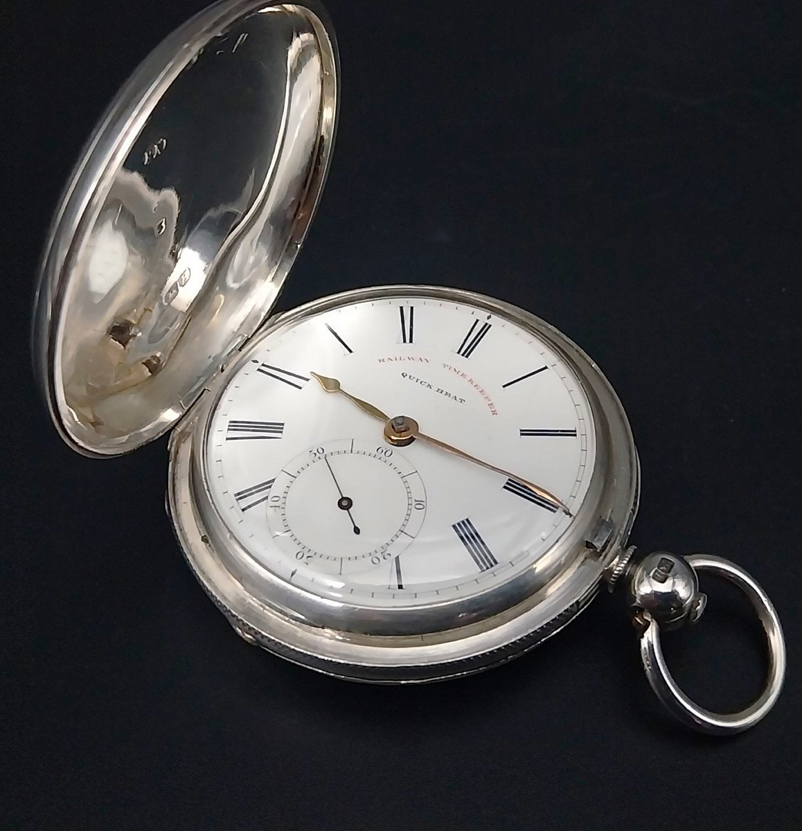 Full Hunter Pocket Watch, Liverpool Jewelling, Joseph Johnson, 1857-photo-4