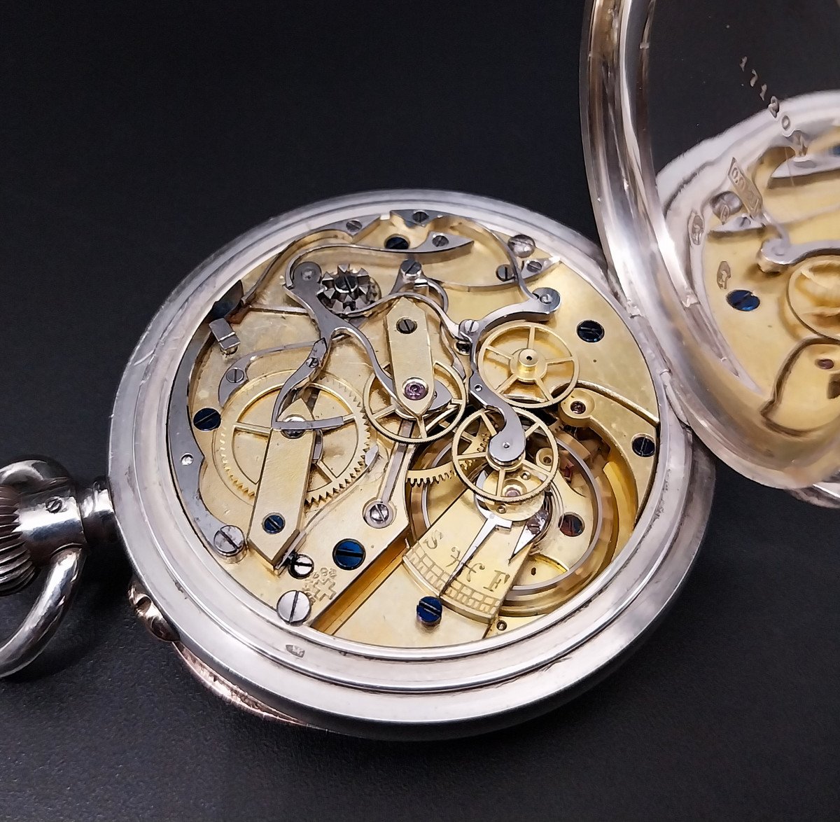 Swisse Chronograph Pocket Watch, 1900-photo-7