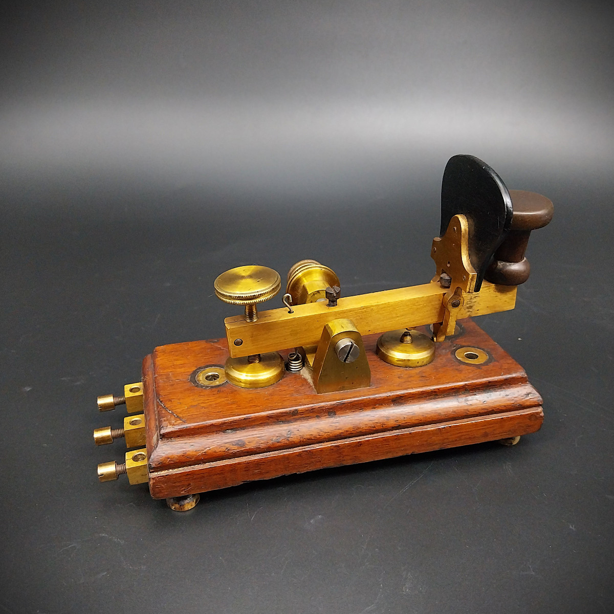 Morse Telegraph Key, Set Of 3.-photo-4