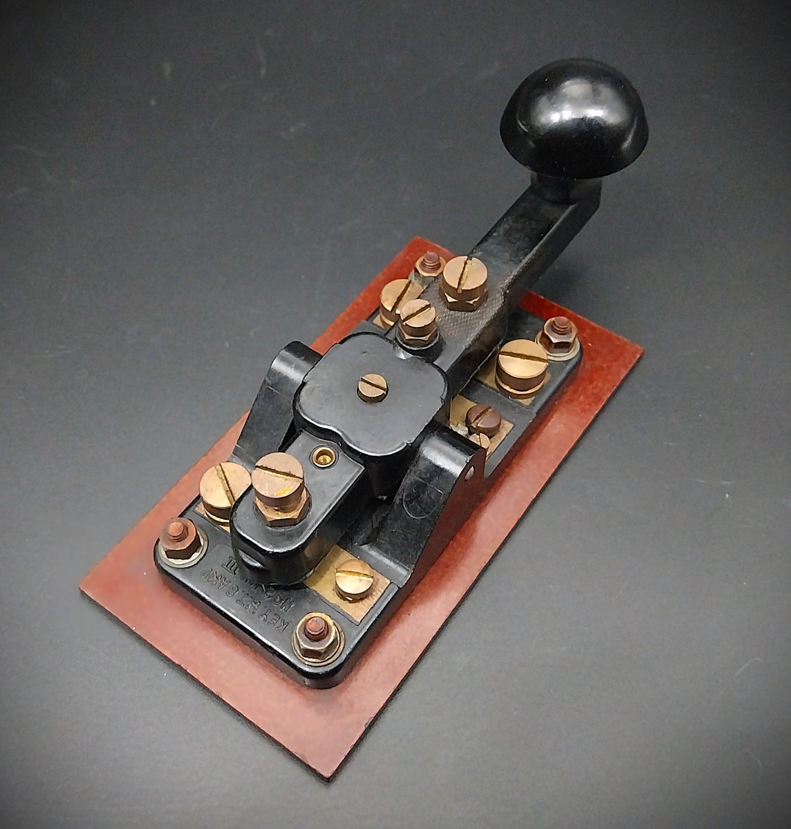 Morse Telegraph Key, Set Of 3.-photo-5