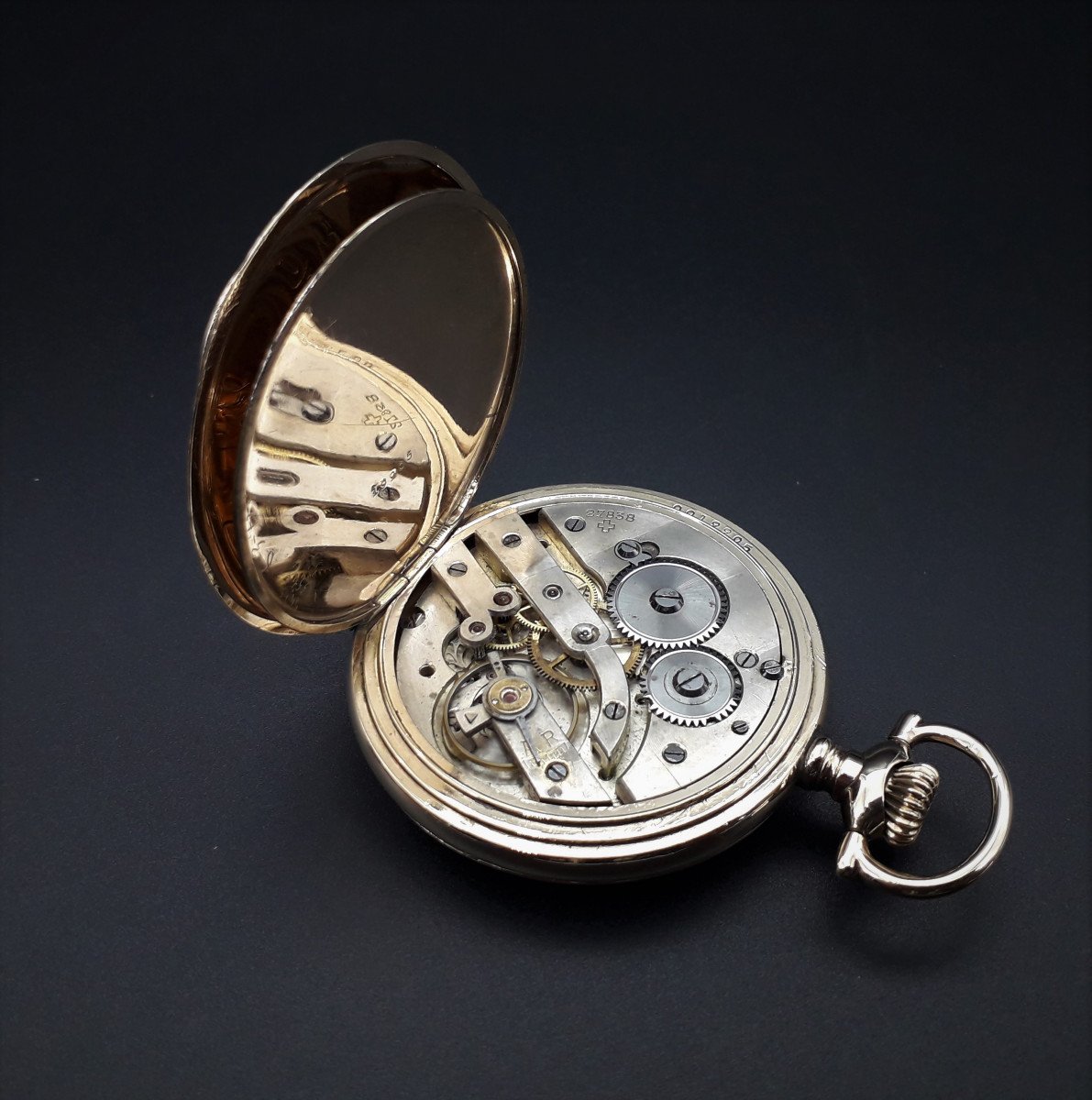 Rare Pocket Watch Modernista, Jump Hour-photo-5