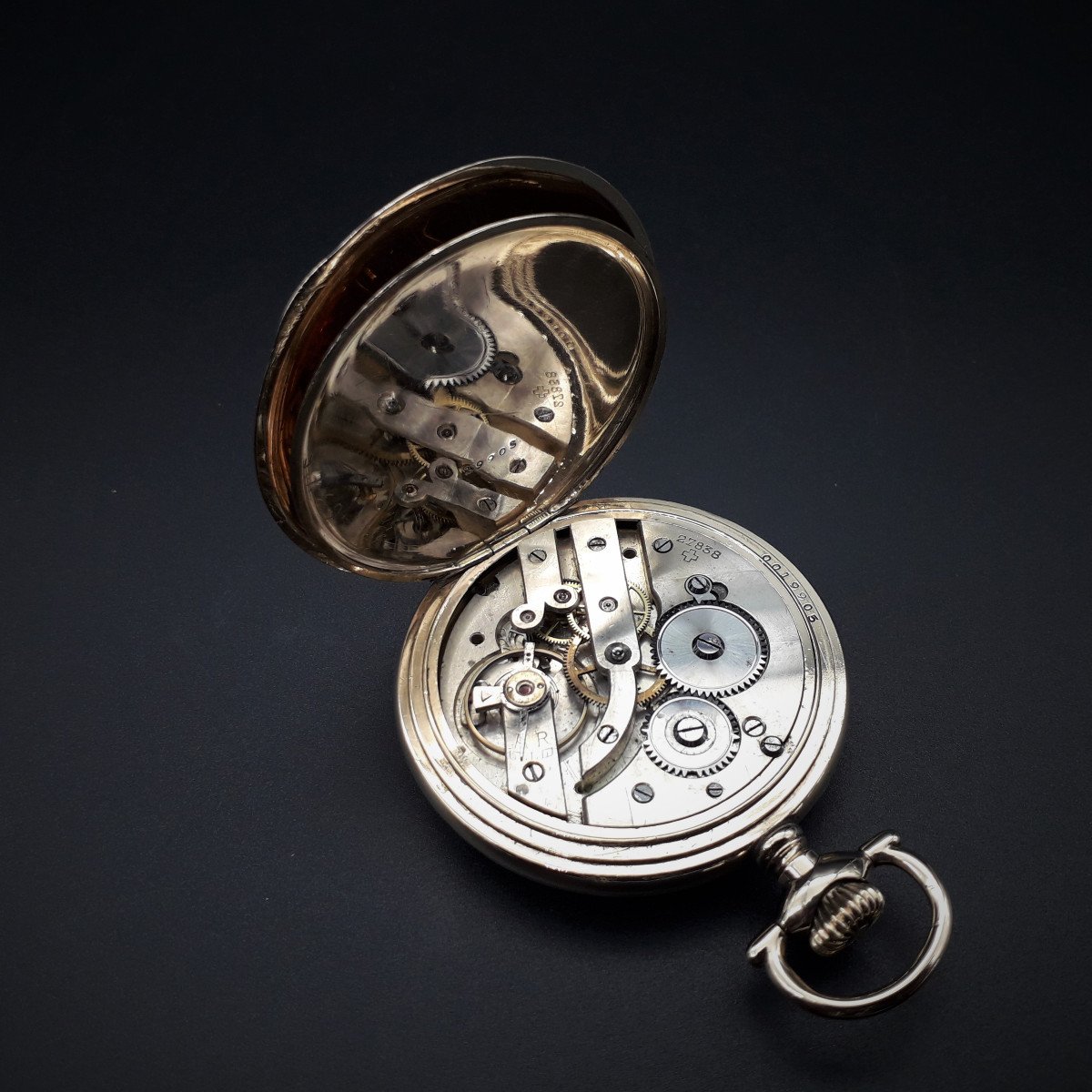 Rare Pocket Watch Modernista, Jump Hour-photo-6