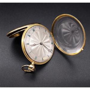 Gold Pocket Watch With Hour And Quarter Repeater, 1825c