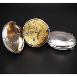 Large  Verge Pair Case Pocket Watch,  Circa 1810.