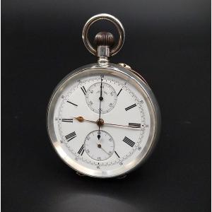 Swisse Chronograph Pocket Watch, 1900