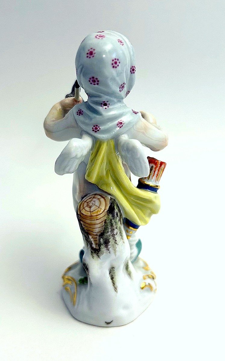  Meissen, Cupidon Habillé à la Marmotte 1750-1755-photo-3