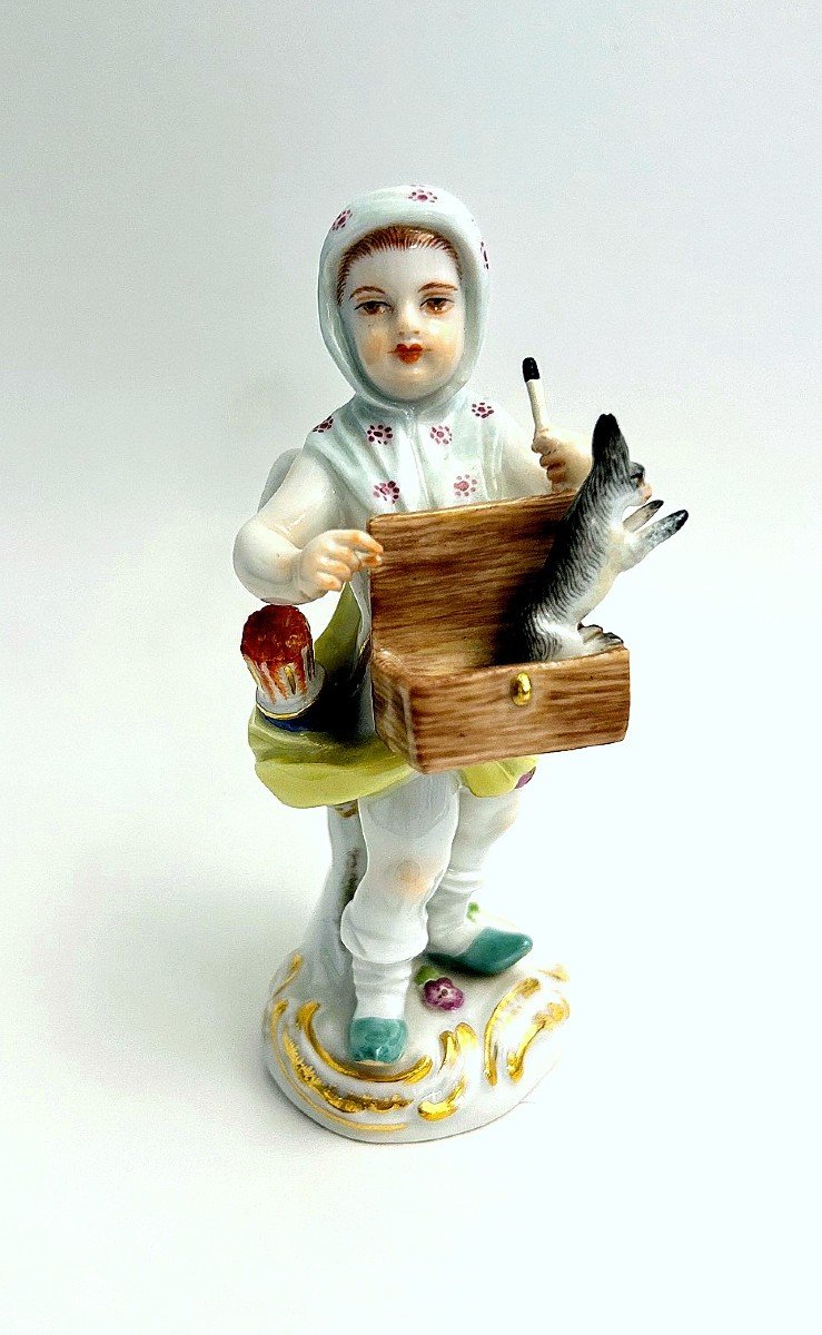  Meissen, Cupidon Habillé à la Marmotte 1750-1755