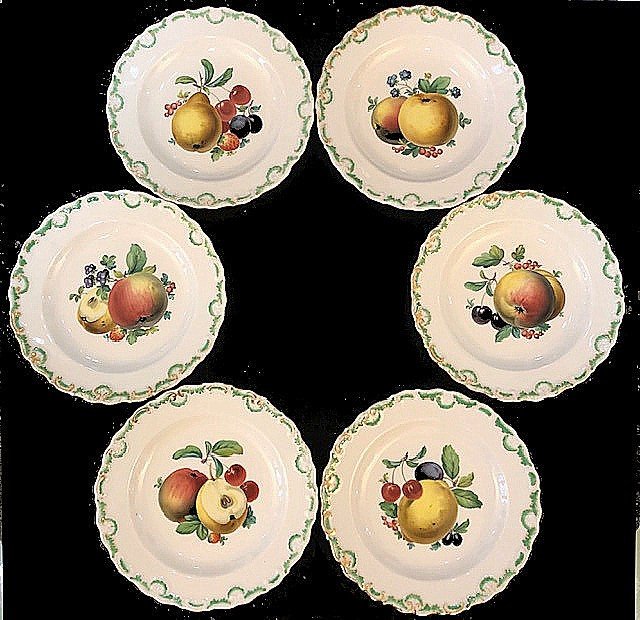 Assiettes à Dessert Meissen Porzellan Manufaktur