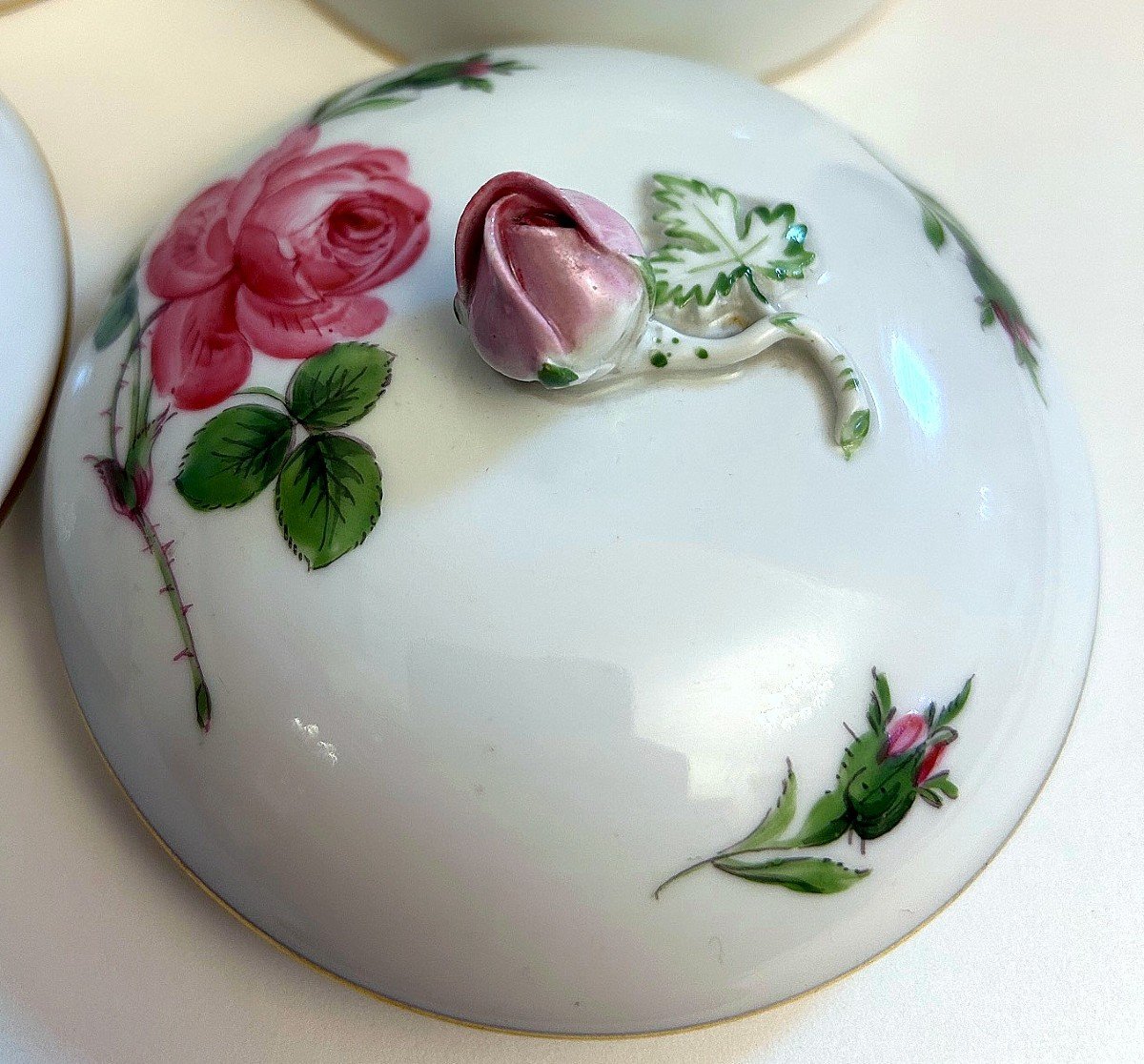 Meissen Porcelain Two Sugar Bowls-photo-2