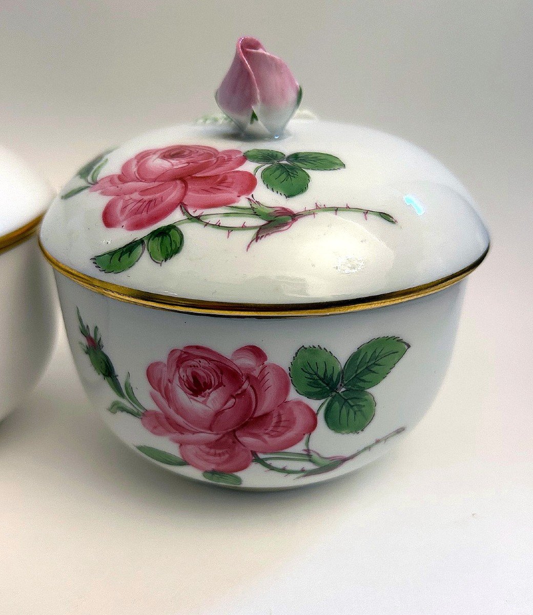 Meissen Porcelain Two Sugar Bowls-photo-4