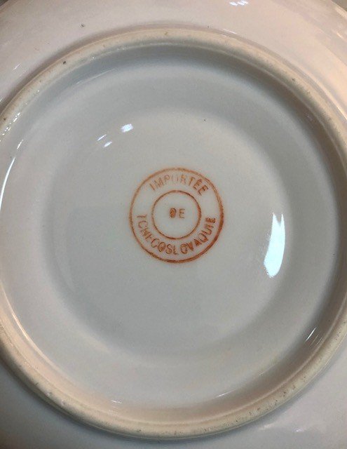 Porcelain Service For 12 People, Imported From Czechoslovakia -photo-2