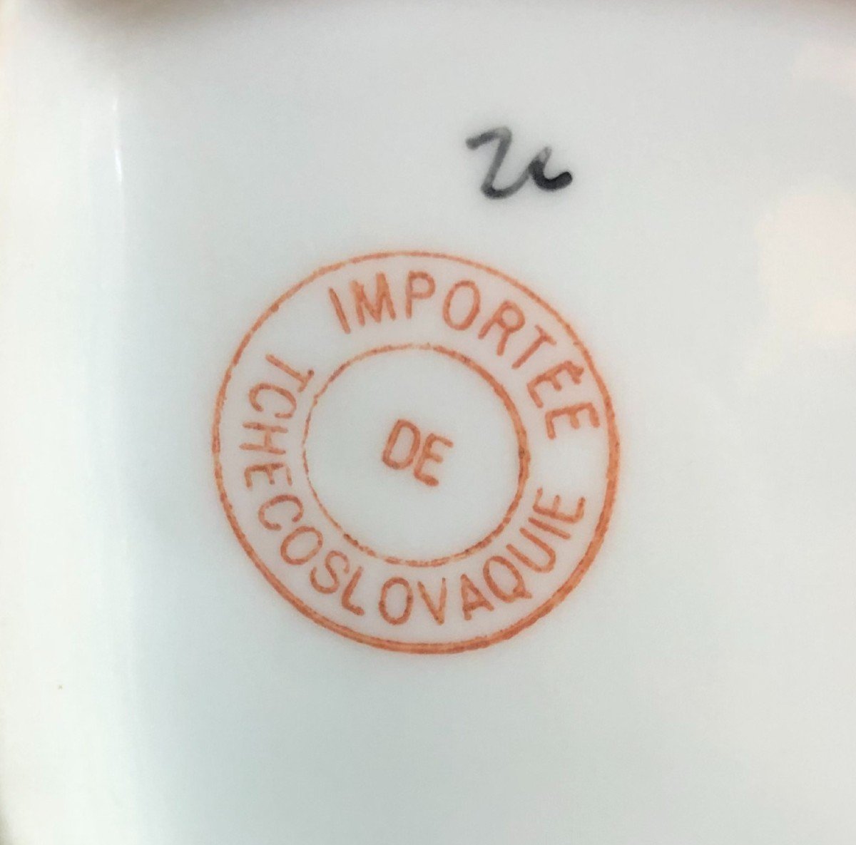 Service En Porcelaine Pour 12 Personnes, Importée De Tchécoslovaquie -photo-5