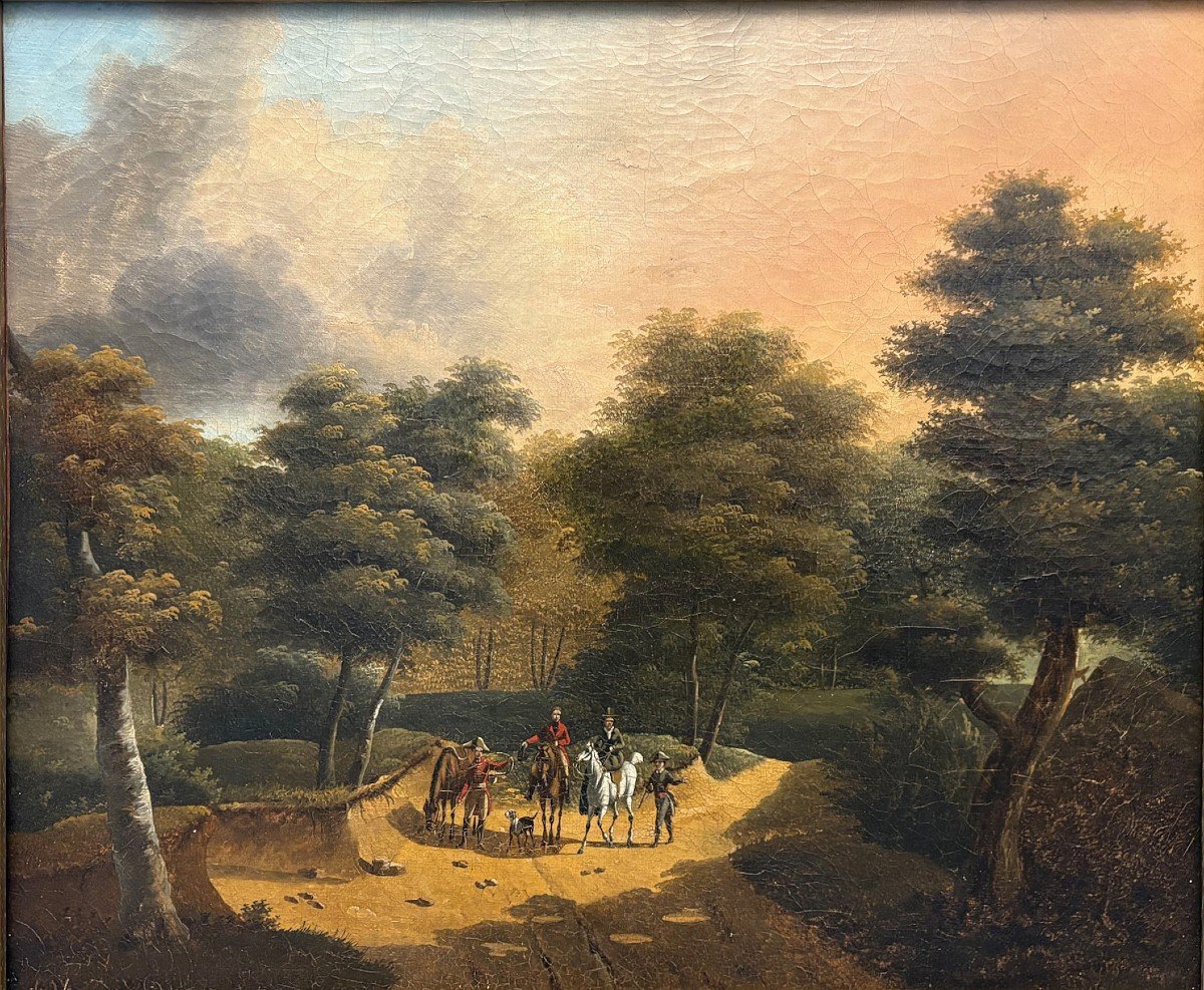 Peinture  Autriche-hongrie Année 1840-photo-2