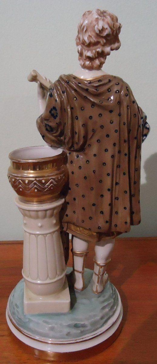 Imperial Amphora Porcelain Figurine Turn Teplitz Austria Art Nouveau Hauter 40cm-photo-2