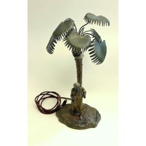 Art Deco Bronze Lamp