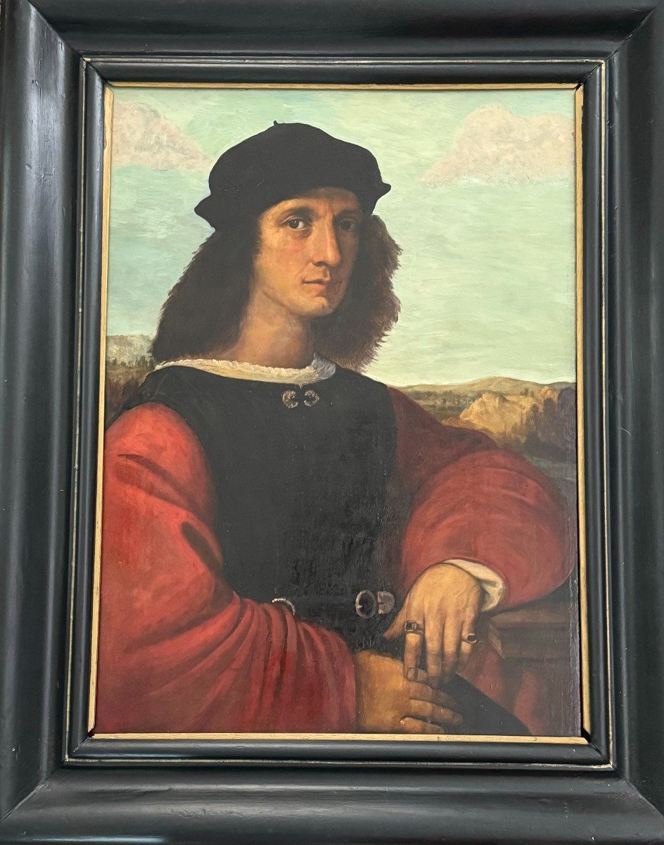 d'Après Raphael, Portrait d'Agnolo Doni-photo-2