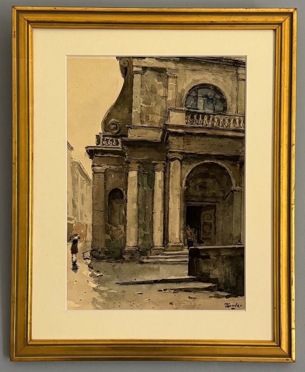 Marcel Gendre (1909-1997) Signed Watercolor