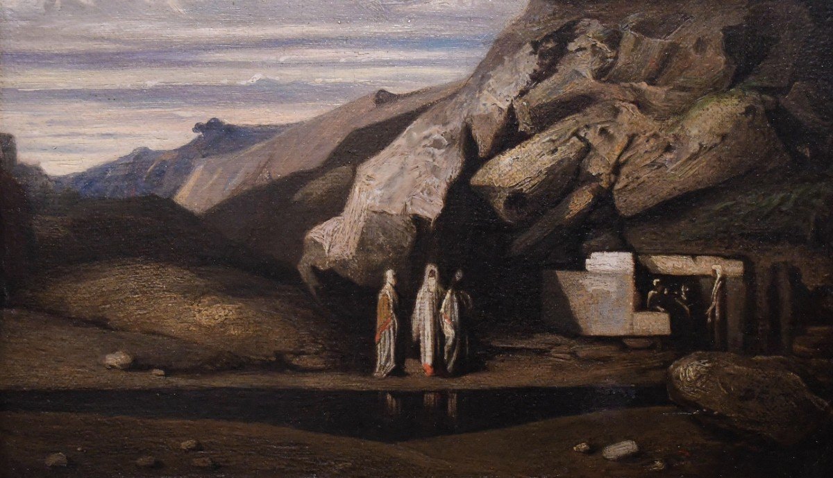 Alexandre Gabriel Decamps (1803-1860), The Water Carriers At Twilight-photo-2