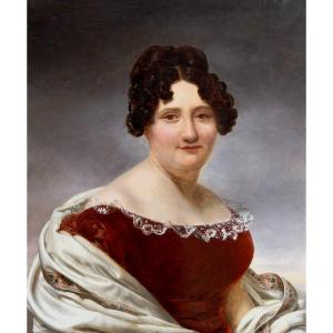 Henry François Riesener (1767-1828), Portrait De Femme 