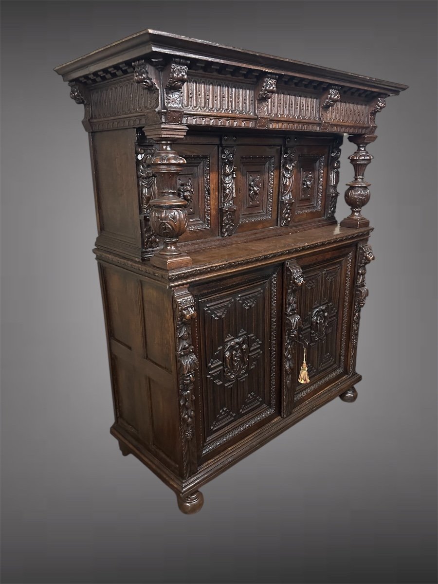 18th Century Flemish Oak Buffet-photo-2