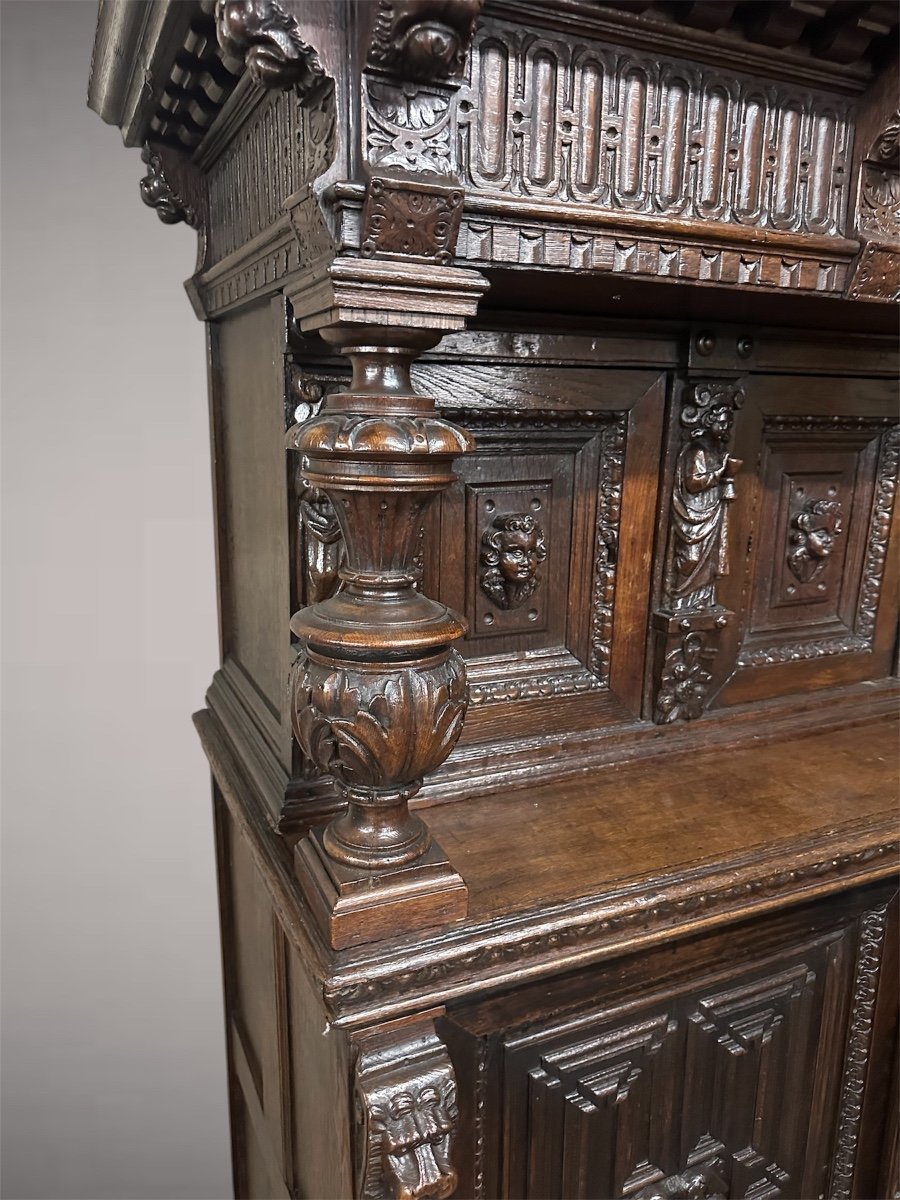 18th Century Flemish Oak Buffet-photo-3